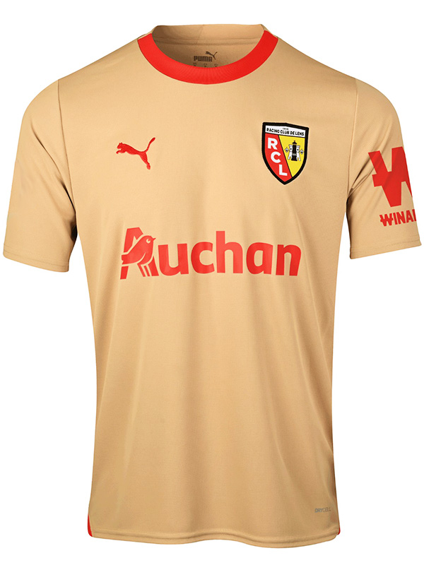 RC Lens champions league jersey european soccer uniform men's football kit tops sport shirt 2023-2024